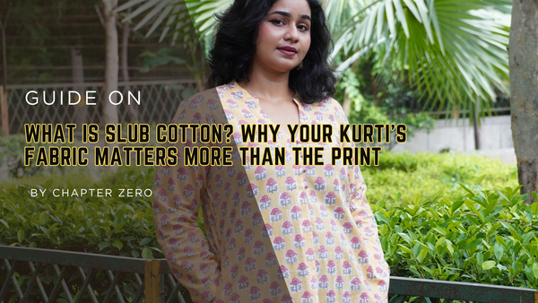 What Is Slub Cotton? Why Your Kurti's Fabric Matters More Than the Print