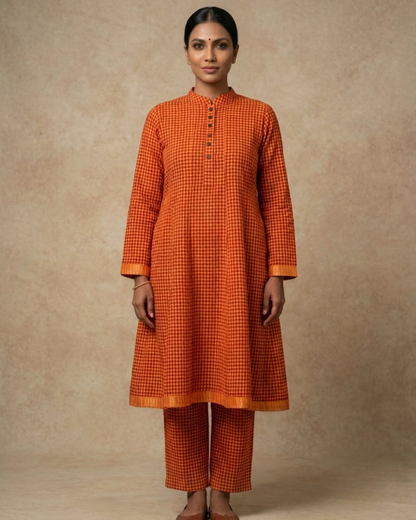 Amber Harvest Gingham Co-Ord Set.