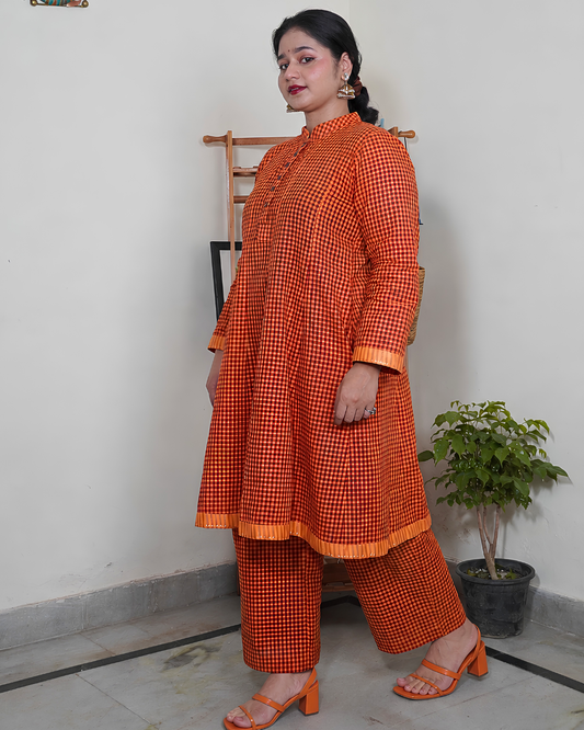 Amber Harvest Gingham Co-Ord Set.