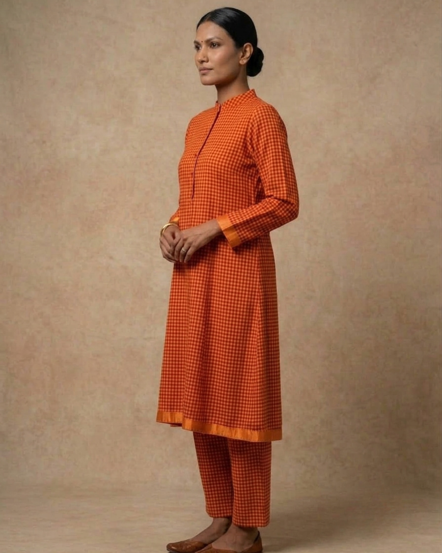 Amber Harvest Gingham Co-Ord Set.