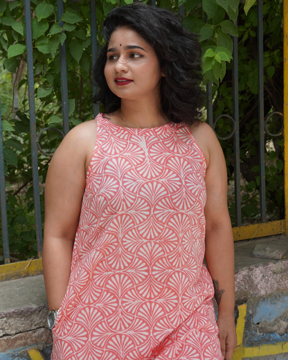 Blush Pink Geometric Co-ord set