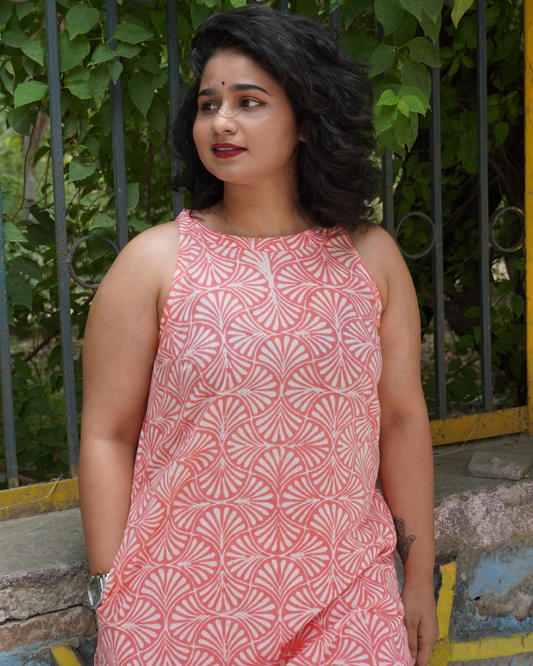 Blush Pink Geometric Co-ord set