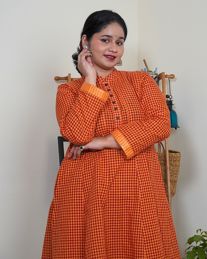 Amber Harvest Gingham Co-Ord Set.