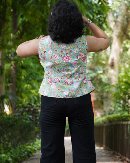 The Turquoise Heritage Waistcoat