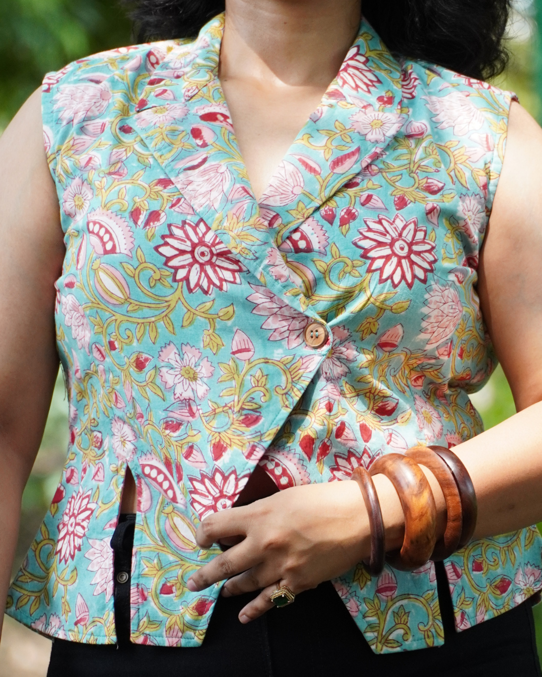 The Turquoise Heritage Waistcoat
