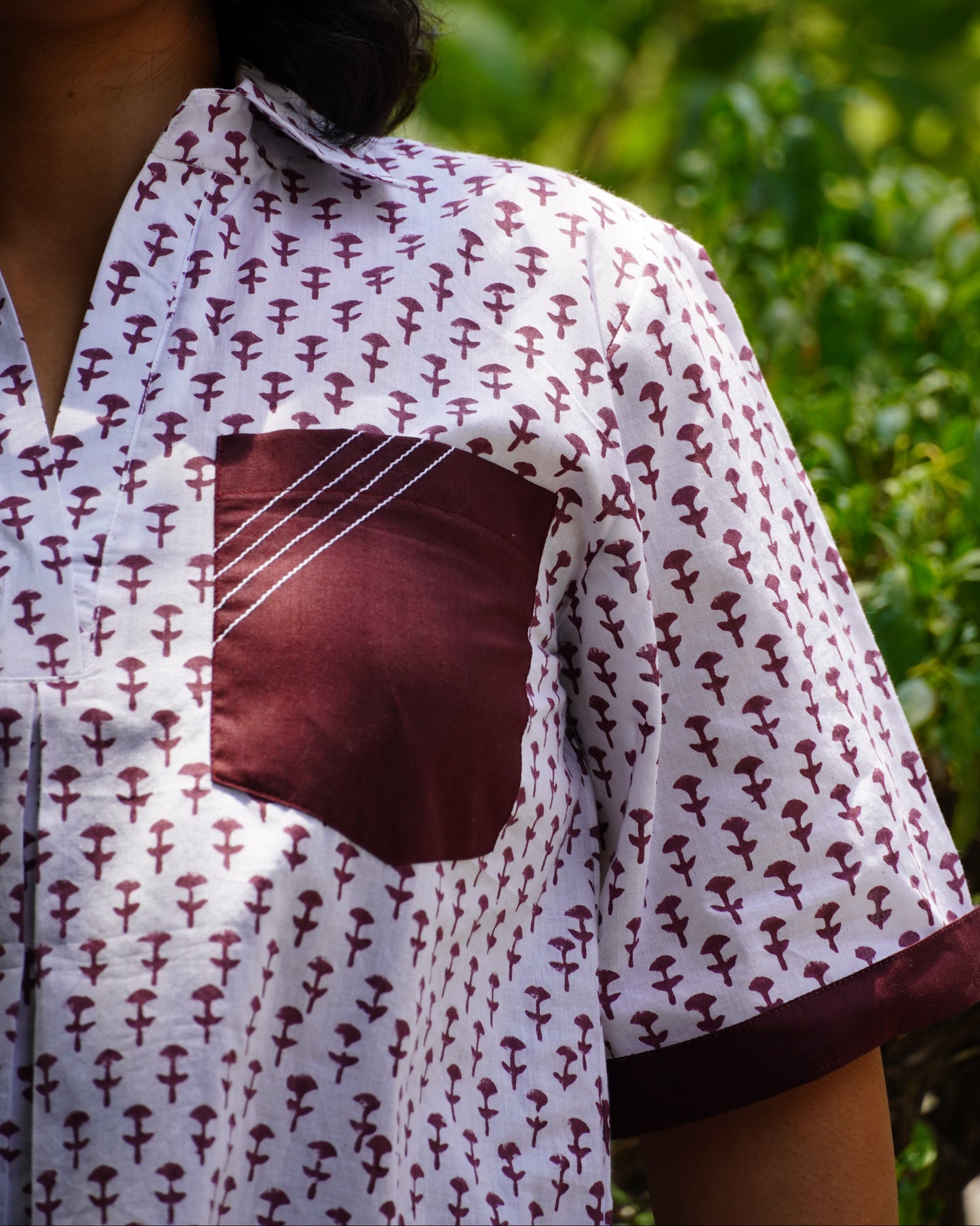 White Booty -Boxy Cotton Shirt