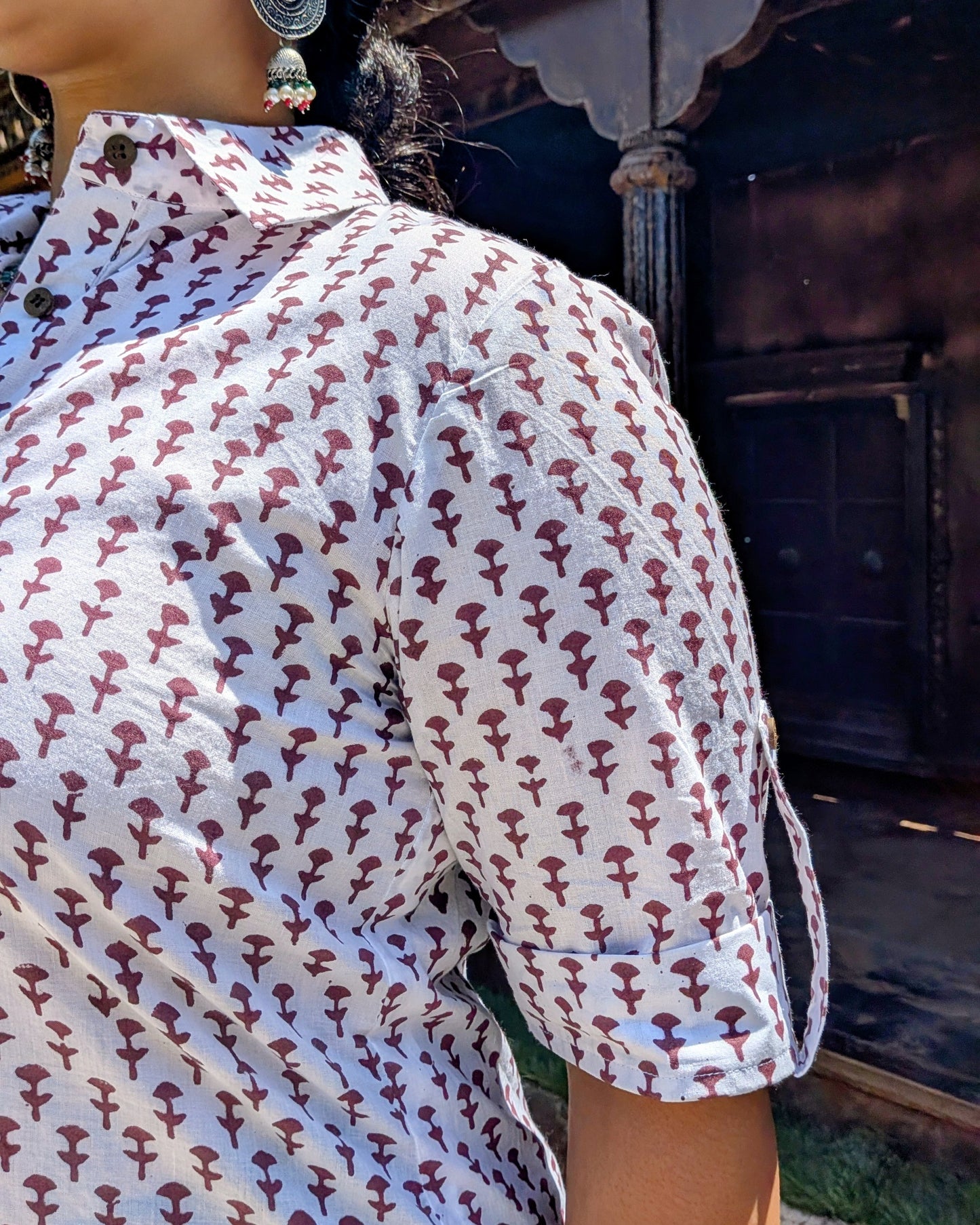 Ivory Buti Shirt Kurta