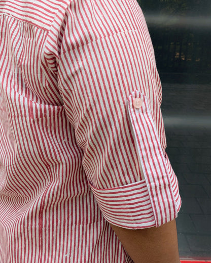 Cotton Striped Dress