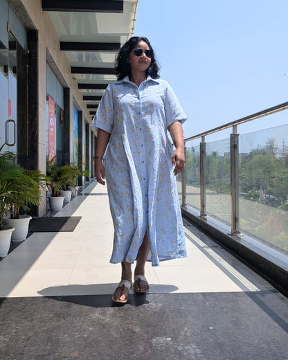 Cotton shirt Pastel Dress