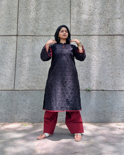 Traditional Cotton Farshi Salwar Set