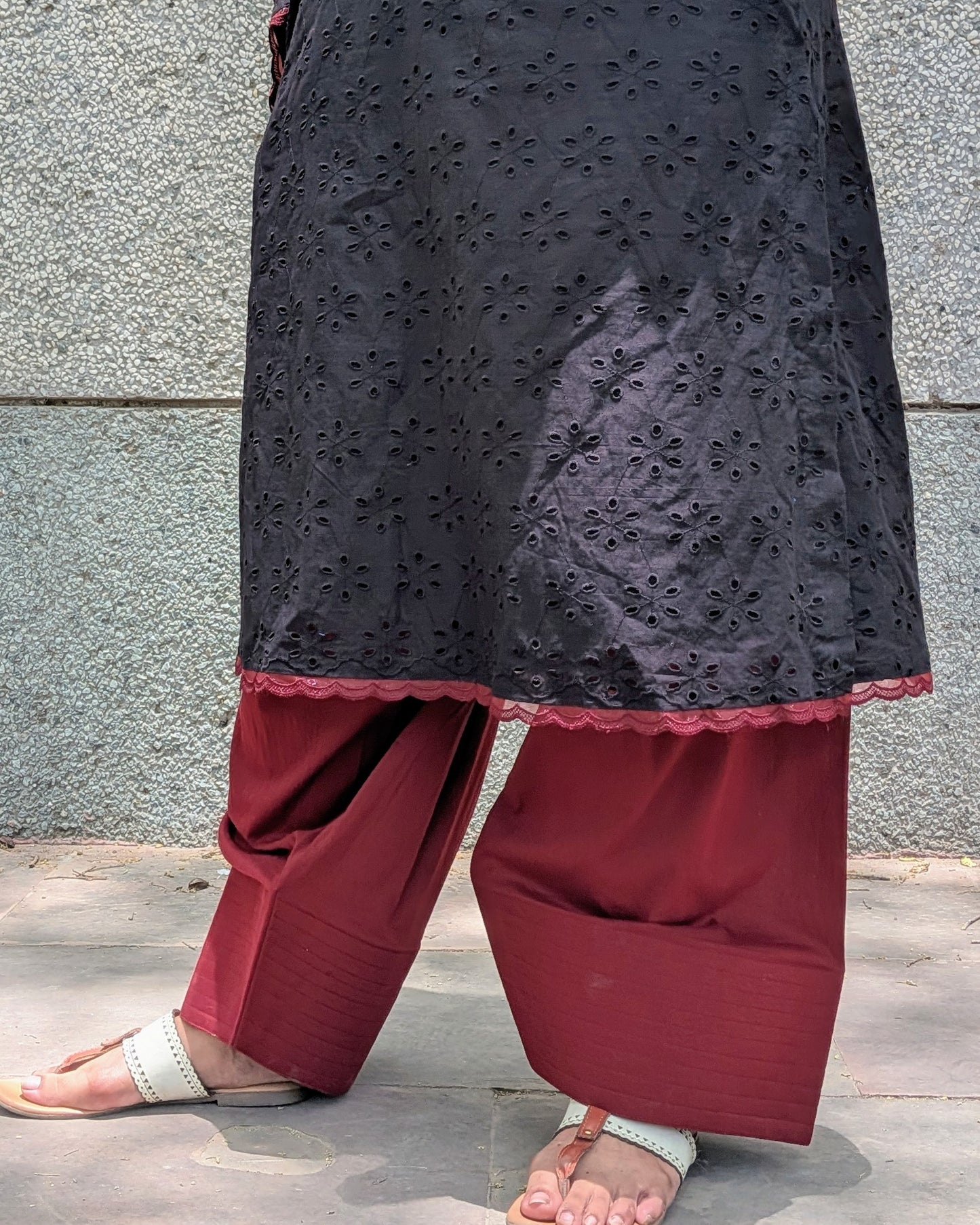 Traditional Cotton Farshi Salwar Set
